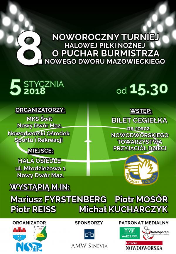 Noworoczny Turniej Halowej Piłki Nożnej o Puchar Burmistrza
