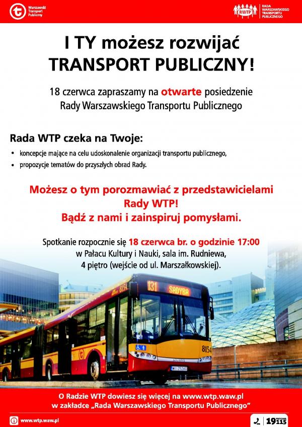 I Ty możesz rozwijać transport publiczny