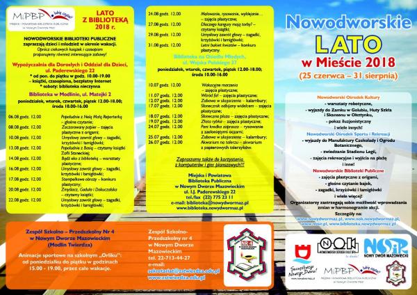 Nowodworskie Lato w Mieście 2018