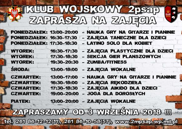 Zajęcia w Klubie Wojskowym 2psap
