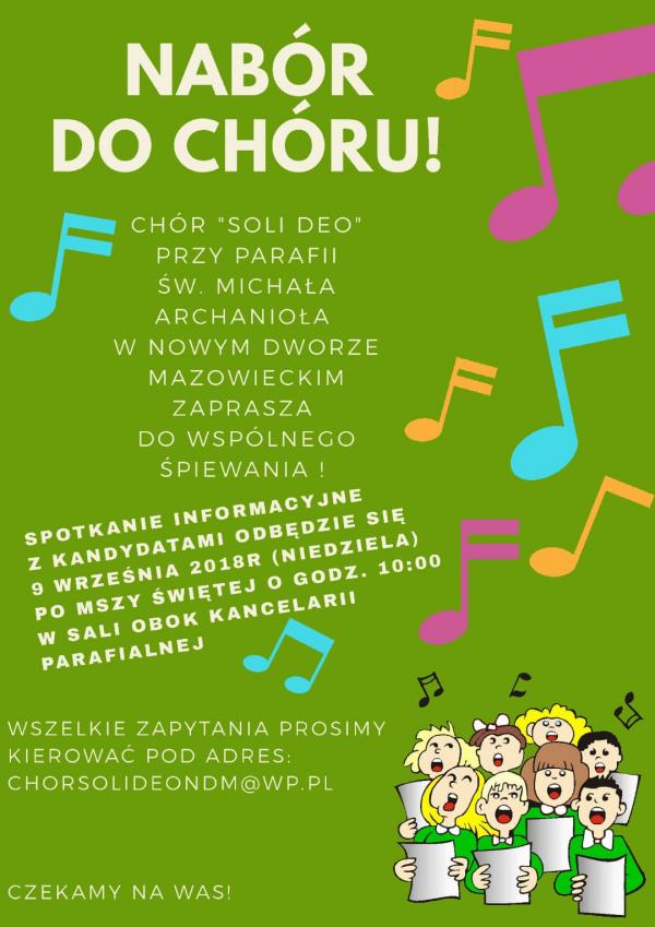 Nabór do chóru