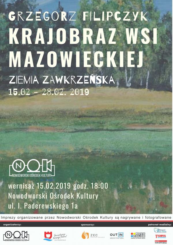 "Krajobraz wsi mazowieckiej" Grzegorza Filipczyka