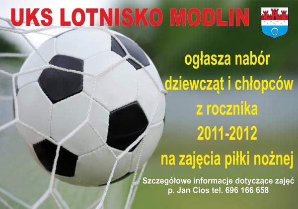 Nabór na zajęcia piłki nożnej