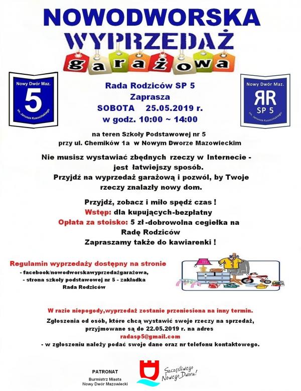 Nowodworska wyprzedaż garażowa