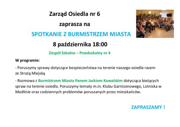 Spotkanie z Burmistrzem Miasta