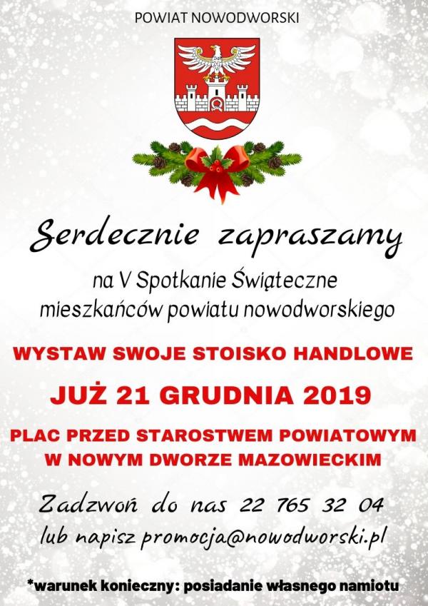 Wystaw swoje stoisko podczas spotkania świątecznego