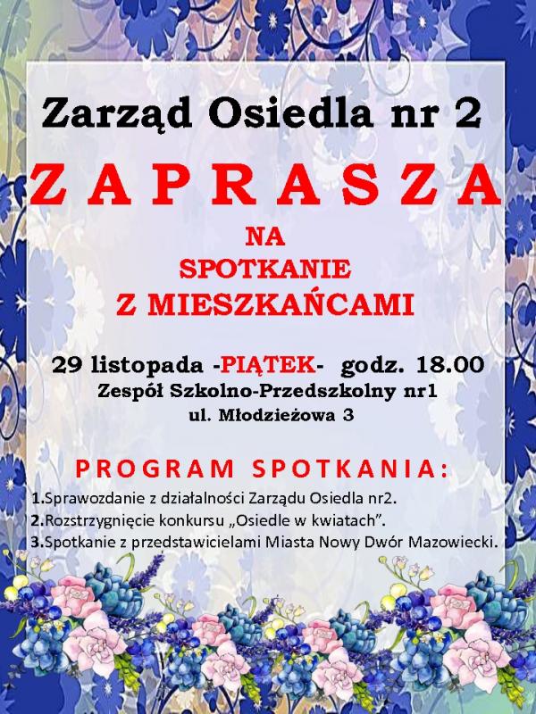Spotkanie z mieszkańcami Osiedla Młodych