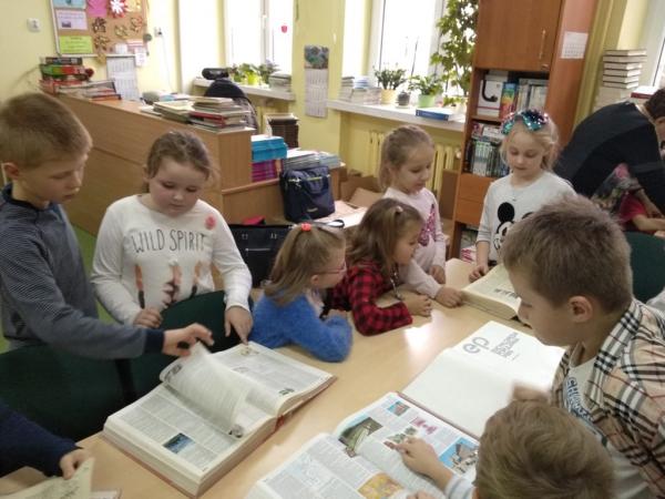 Wizyta w bibliotece szkolnej
