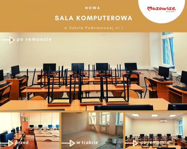 Zakończyła się modernizacja pracowni informatycznej w SP1