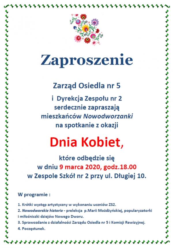 Dzień Kobiet na Nowodworzance