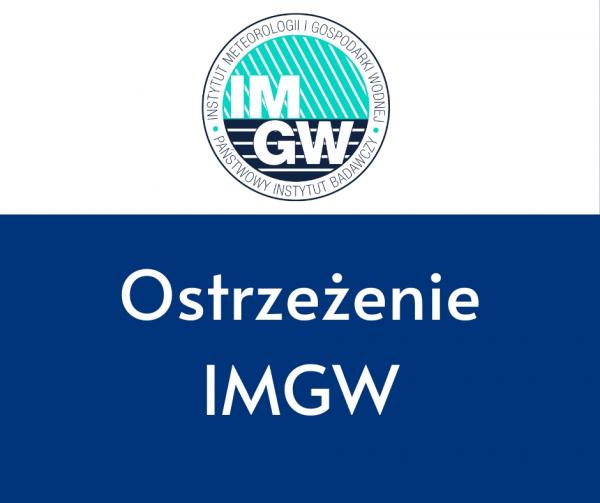 Ostrzeżenie meteorologiczne!
