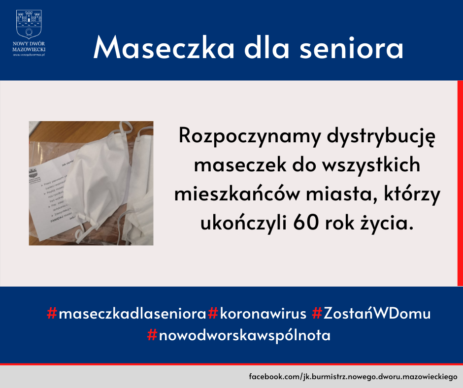 Maseczka Dla Seniora