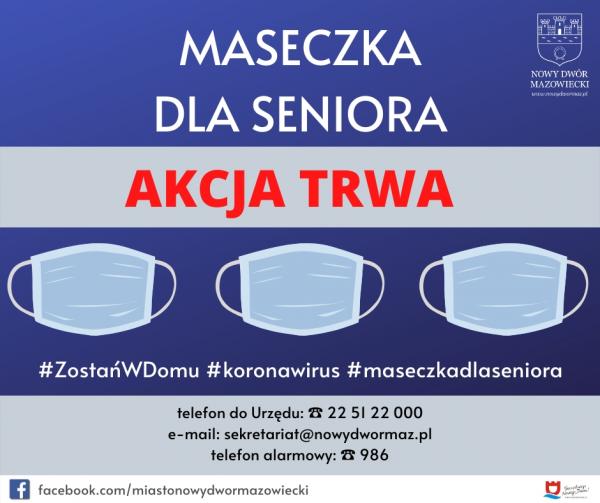 Maseczka dla seniora