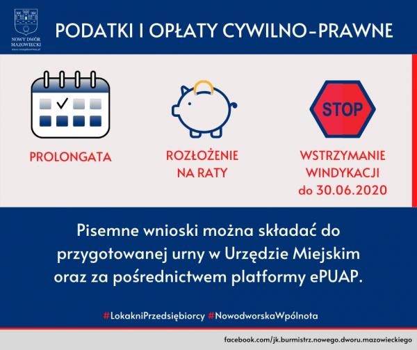 Informacje dla Przedsiębiorców – podatki i opłaty