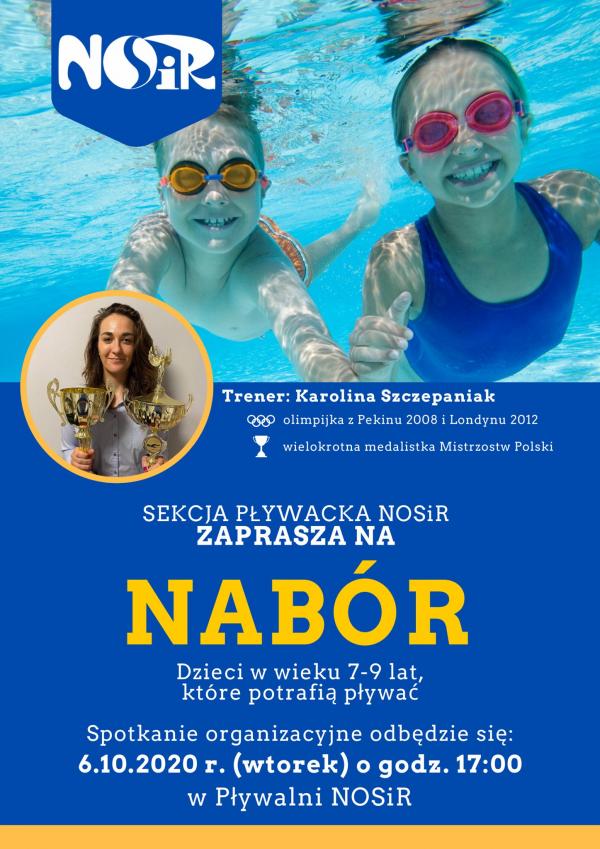 Nabór do sekcji pływackiej NOSiR