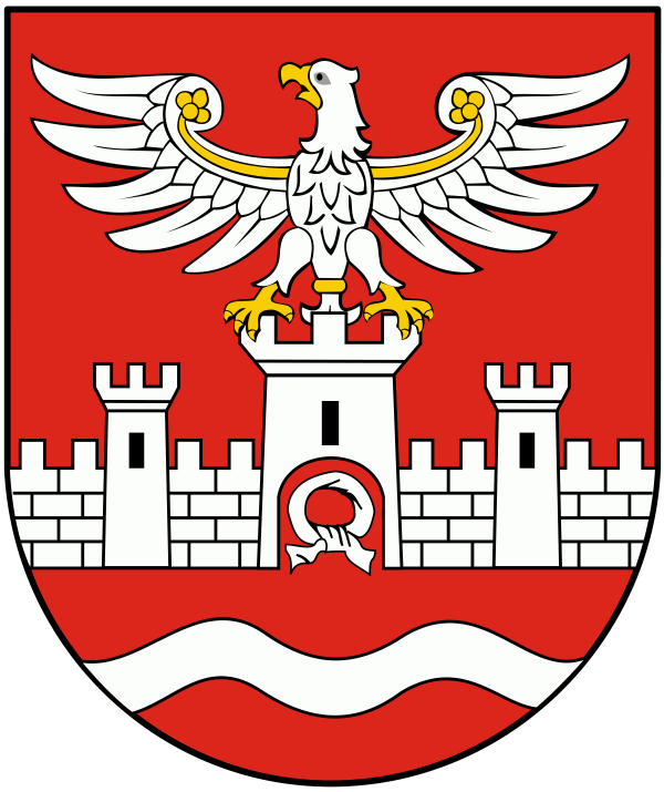 Herb Powiatu Nowodworskiego.