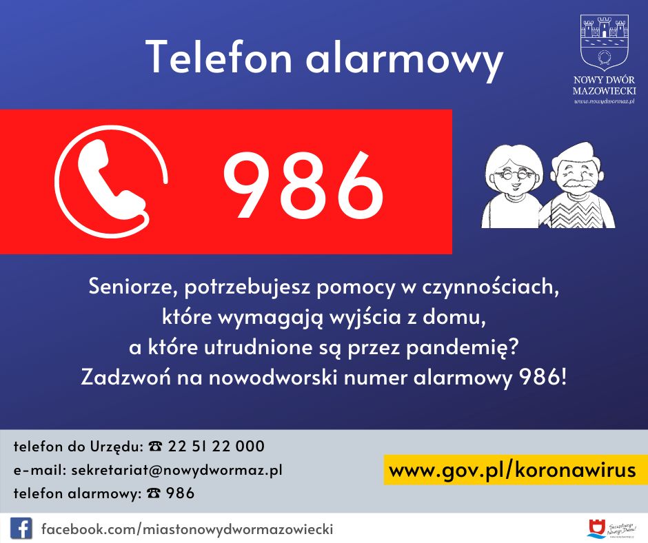 Pomoc dla seniorów infografika