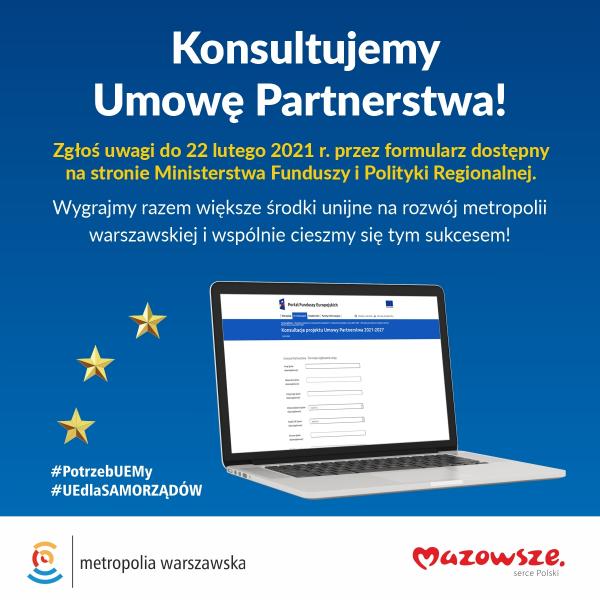 Konsultacje społeczne projektu Umowy Partnerstwa.
