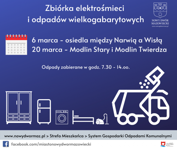 Mobilna zbiórka odpadów wielkogabarytowych i elektrośmieci