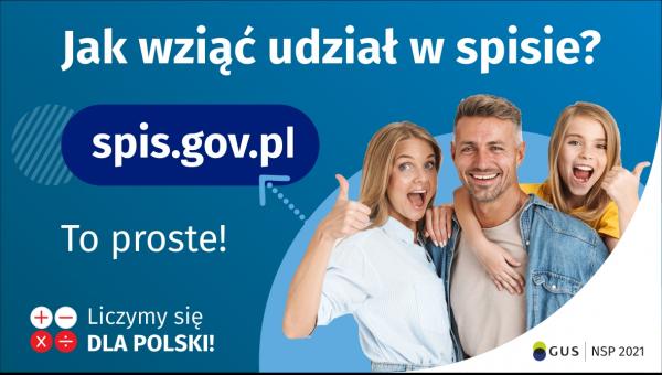 Jak wziąć udział w Narodowym Spisie Powszechnym 2021?