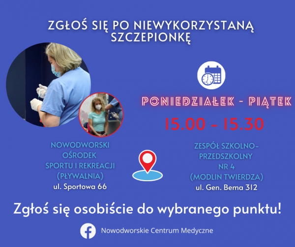 Dodatkowe szczepienia przeciw COVID-19