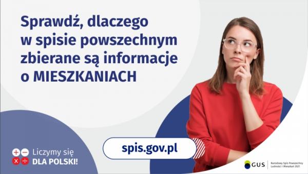 Sprawdź, dlaczego w spisie powszechnym zbierane są informacje o mieszkaniach.