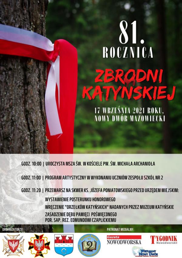 81 Rocznica Zbrodni Katyńskiej - 17 września 2021
