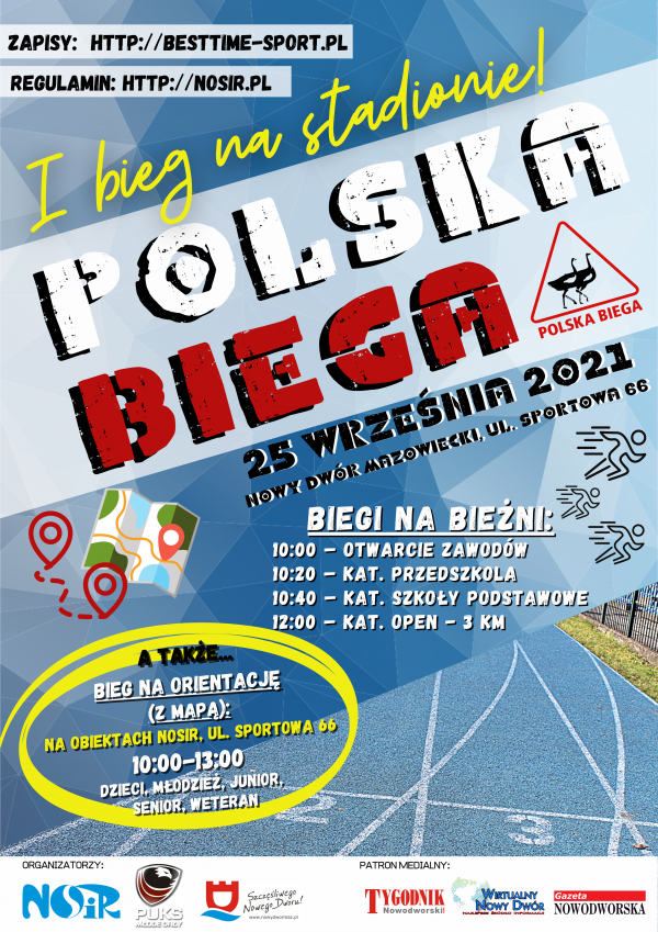 I bieg na stadionie! POLSKA BIEGA