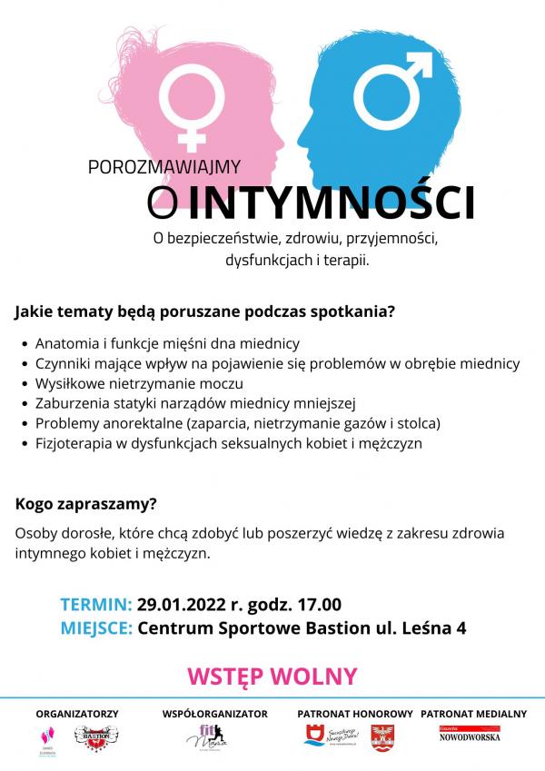 Porozmawiajmy o intymności – o bezpieczeństwie, zdrowiu, przyjemności, dysfunkcjach i terapii.