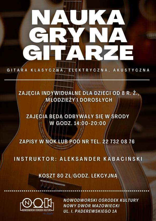 Nauka gry na gitarze